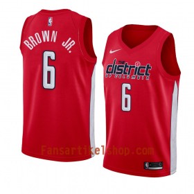 Washington Wizards Trikot Troy Brown Jr. 6 2018-19 Nike Rot Swingman - Herren